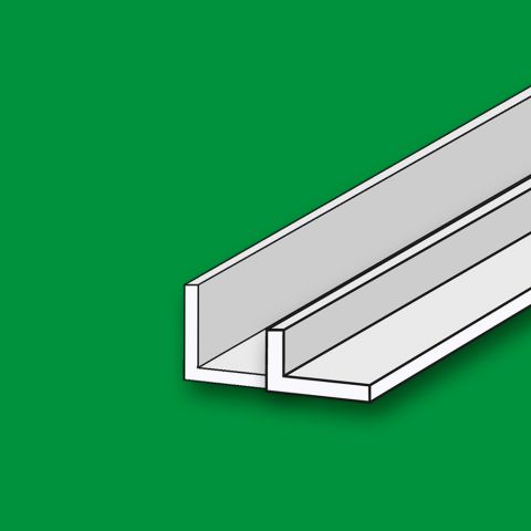 Robuste rechteckige und quadratische L-Plastikprofile